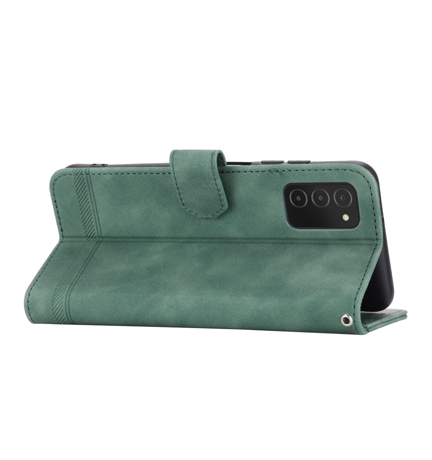 DIERFENG DF-03 Phone Case for Samsung Galaxy A03s (166.5 x 75.98 x 9.14mm) Stand Wallet Lines Imprinted Leather Phone Cover DIERFENG DF-03 Phone Case for Samsung Galaxy A03s (166.5 x 75.98 x 9.14mm) Stand Wallet Lines Imprinted Leather Phone Cover